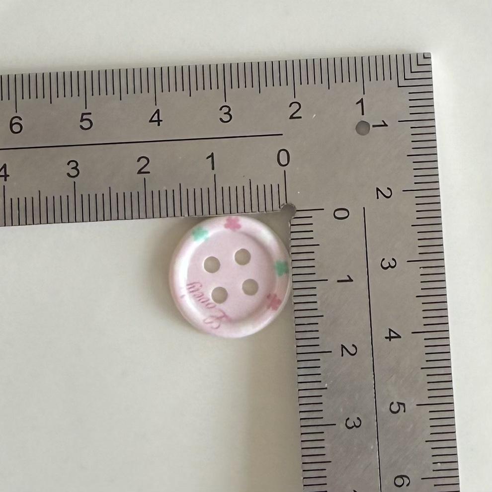 10Pcs 18mm Cute Sweetheart Cartoon Button Kids Clothing DIY Sewing Supplies Decor Accessories for Hair Clips DIY for Crocs Shoes