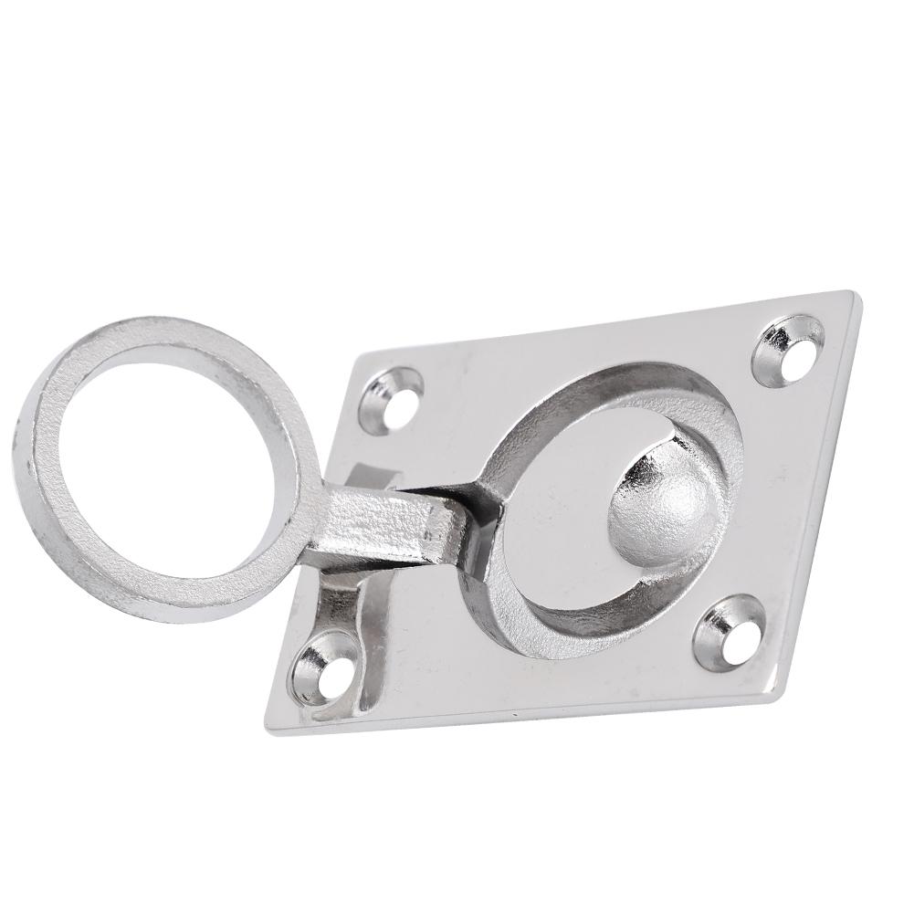 Durable Stainless Steel Marine Boat Deck Lifting Ring Door Knob Handle Pull Ring Buckle(64*44 )