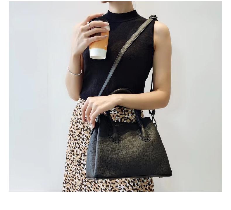 2025 Damen Echte Rindsleder Bucket Bag - Trendige Handtasche & Crossbody mit großer Kapazität