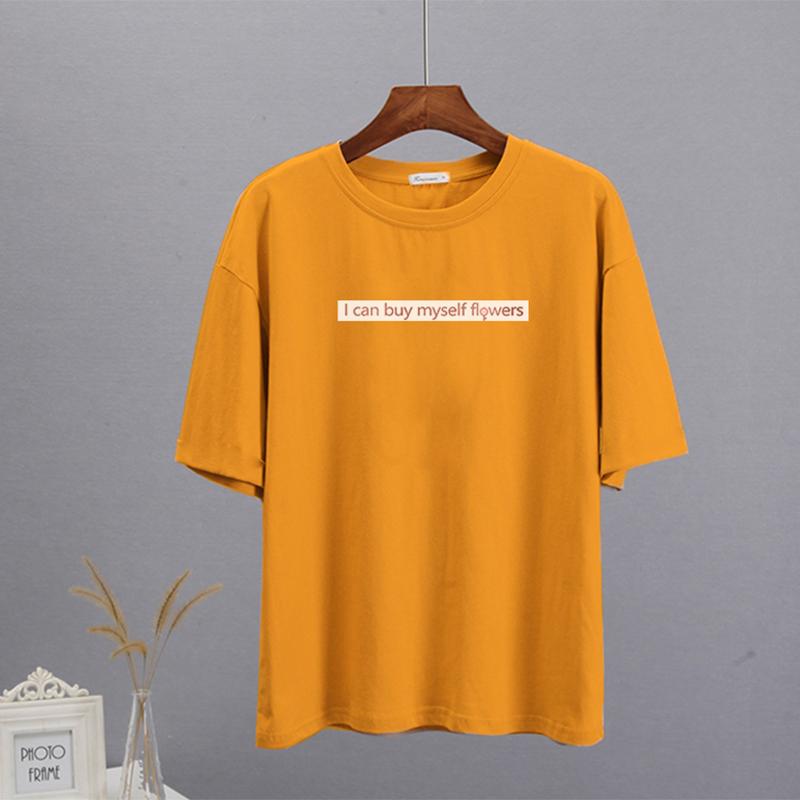 Shellsuning Casual Soft Cotton High Street Tees Trendy Letter Graphic T Shirts Women 2023 Summer Korean Short Sleeve Female Tops