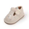 Soft-Soled Non-Slip Baby and Toddler Walking Shoes - Spring/Autumn Style Princess Squeaky Leather Shoes with Magic Tape for Girls.