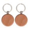 10PCS Beech Wood Key Chain Key   Keychains   Clothing Bag Decoration