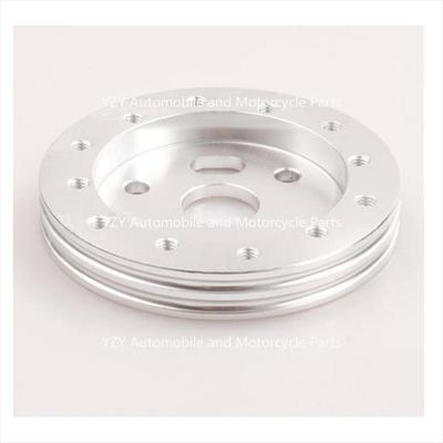Steering Wheel Hub Adapter Conversion Spacer 6 Hole To 3 Hole Boss Kit 0.5" 1" Silver Black