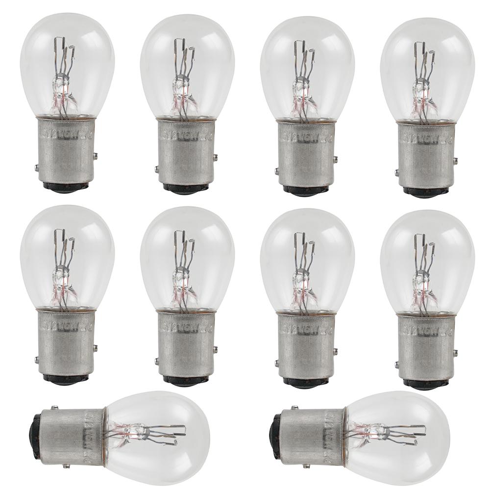 10pcs 6V 5/21W 1154 Light Bulb Motorcycle Brake Lights Taillight Bulbs for Yamaha TT AT CT DT JT IT MX 100 125 175 200 250 350