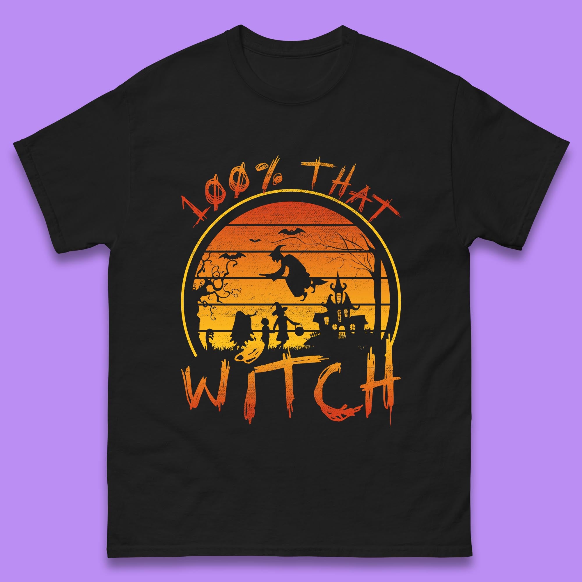

100% That Witch Mens Mens T Shirt Womens Tops Tees S