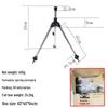 Horticultural Tripod Sprinkler: Large Round Rotating Nozzle for 360° Irrigation and Concrete Curing.