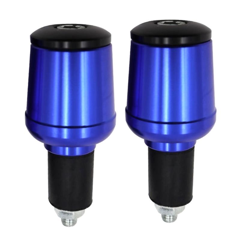 

22 мм Универсальные Мотоциклетные Ручки Руля Концы Руля Утяжелители Заглушки синий