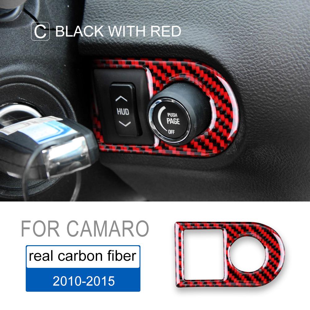 

AIRSPEED Carbon Fiber for Chevrolet Camaro 2010 2011 2012 2013 2014 2015 Accessories Interior Trim Car HUD Panel Cover Sticker