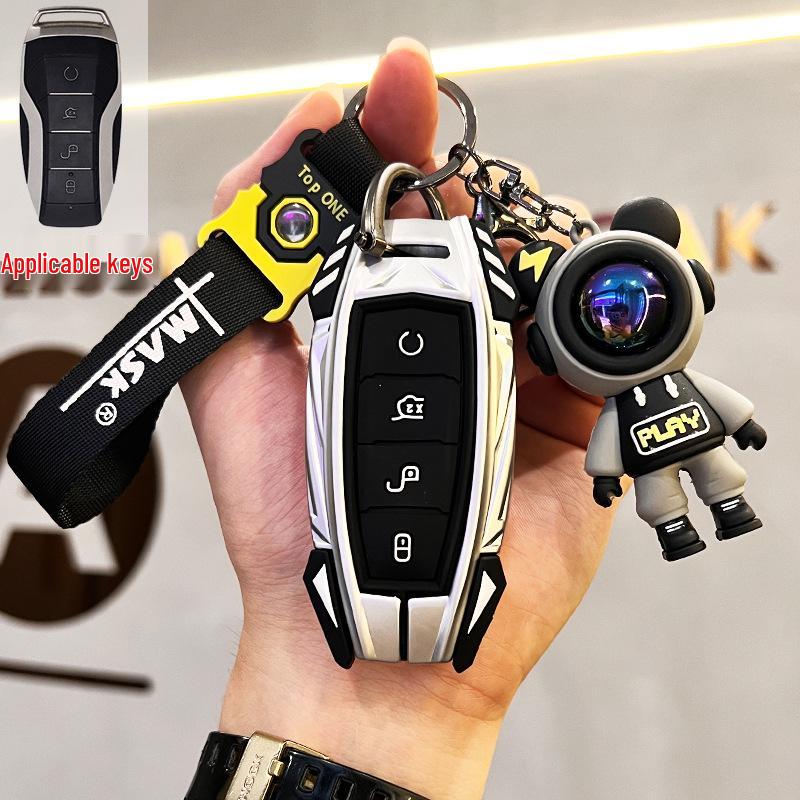 BYD Han Key Fob Cover for DMP Dolphin, Seal EV, Yuan Pro, Tang, Qin, Song Plus DMI Cars