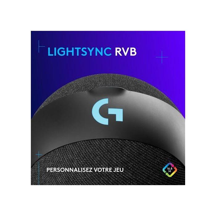 Microphone Logitech G Yeti Orb Gaming RVB À Condensateur Avec LIGHTSYNC Pour PC/Mac - Noir