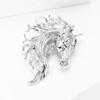 Unisex Design Horse Head Brooches Luxury Glossy Horse Brooches New Brooches Jewelry  New Year Gifts