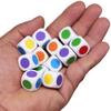 10 Stück Sechsseitige Würfel Mit Bunten Punkten 16MM Kinderspaß Spiel Klassenzimmer Lehrmaterialien Didaktische Spiele Für Kinder Kinderspiel