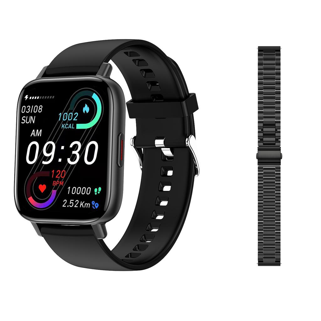 1.69 Inch Blue Tooth Call Smart Watch Blood Pressure Oxygen Monitor Diy Dials Heartrate Tracker Smartwatch Women Men Pk P8