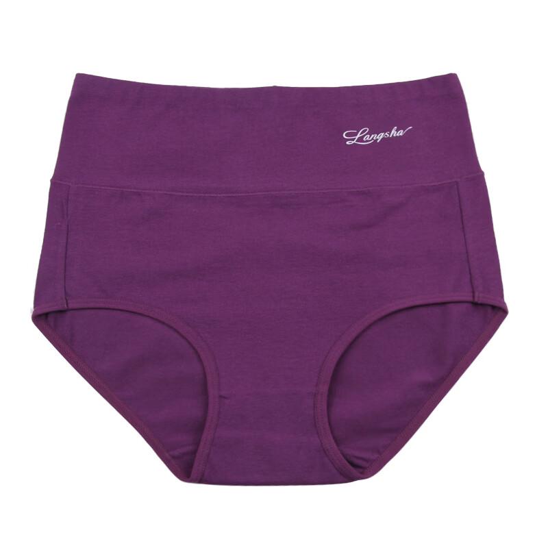 Langsha Women's Plus Size High-Waist Tummy Control Briefs