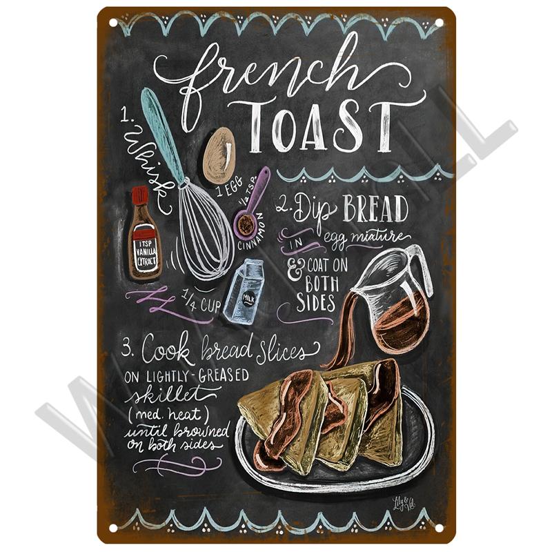 Metalowy znak Delikatny Fast Food Talerz Blaszany Znak Tabliczka Vintage Restauracja Dom Bar Kawiarnia Kuchnia Metalowy Plakat Dekoracja Ścienna Akcesoria