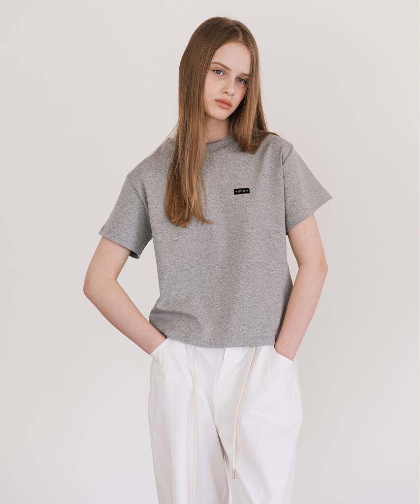 INJIACTIVE Small Logo Tee Gray