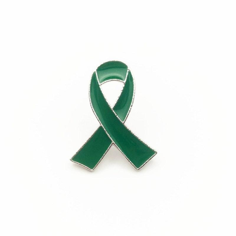 10 Pcs Ribbon Brooch Enamel Pins Jewelry Breast Cancers Awareness Hope Lapel Pin Buttons Badges Clothing Accessories