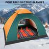 Outdoor Electric Heating Pads 3 Adjustable Temperature Camping Heating Sleeping Pad with 6 Heating Zones for Hiking Picnic