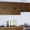 VidaXL Porto Kitchen Wall Cabinet Brown Oak Engineered Wood 854064