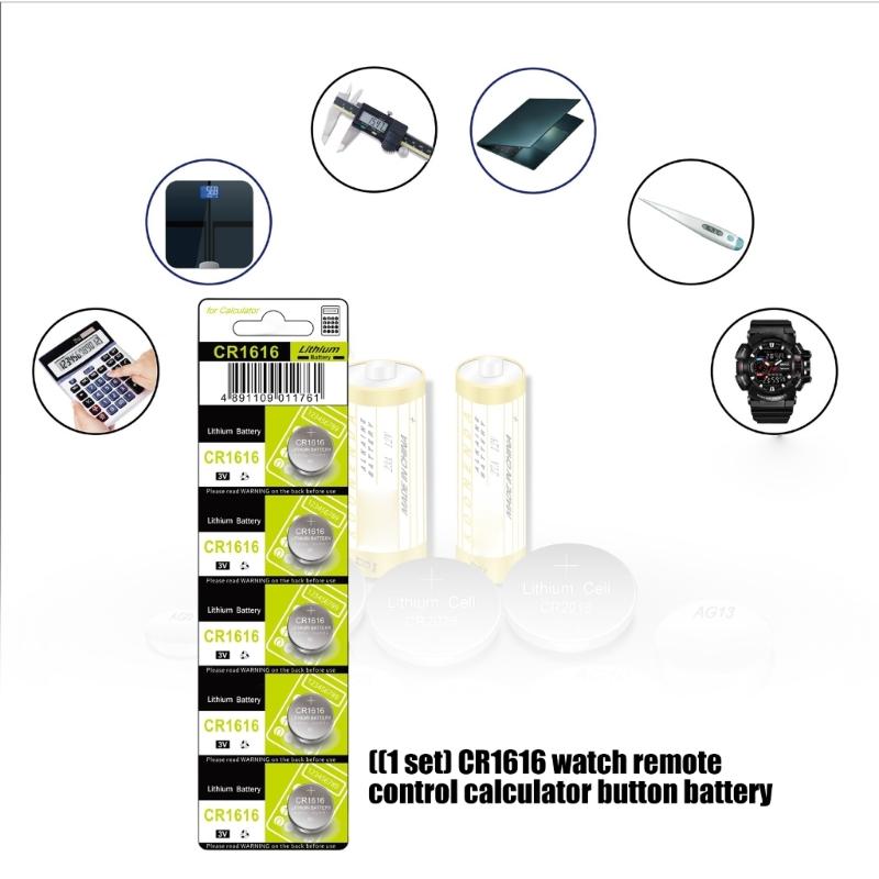 10/5Pcs CR1616 Button Cell Batteries High Performances 3V Power for Electronics Toys and Remote Controls Watches
