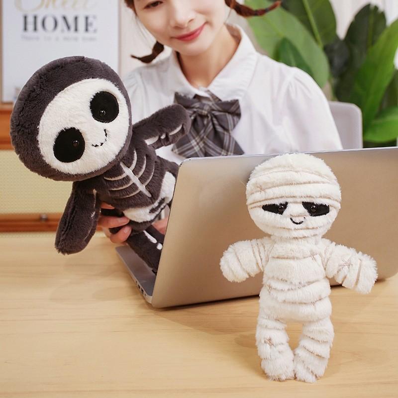 Skull Plush Mummy Toys Pp Cotton Halloween Decorations Children Giving Gift