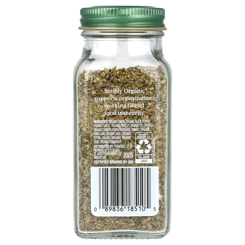 Simply Organic All-Purpose Seasoning 59g (2.08 Oz)