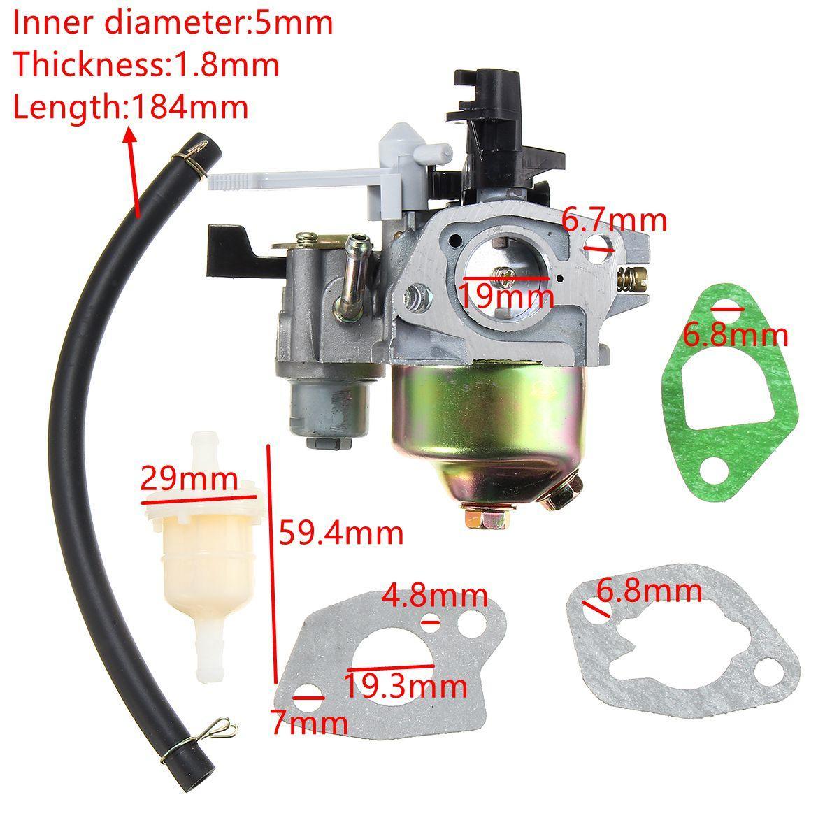 Carburateur Moteur Honda GX200 GX160 GX120 - Compatible 16100-ZH8-W61 - Pour Moteurs 5.5HP 6.5HP
