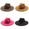 Traditional Style Felt Hat With Large Brim For Outdoor Festival And Casual Wear