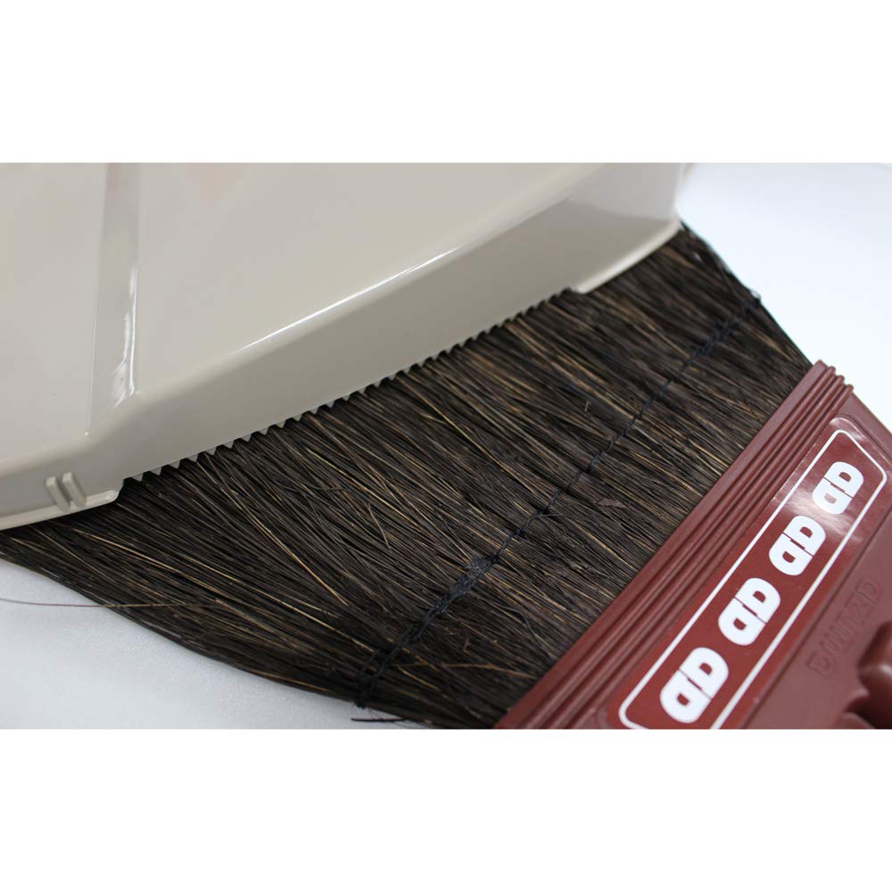 Azuma Außenbesen Kombibesen L Kehrschaufel 24 cm Gesamt 79 cm Ein Set aus Besen und Kehrschaufel, das selbst feinen Sand aufkehren kann und Master 158 Breite ca.