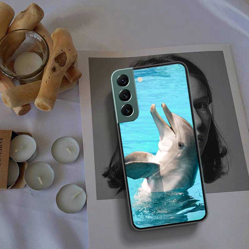 Why Do Dolphins Breach Phone Case For Samsung Galaxy S22 S25 Ultra S21 S10 Plus S26 Edge S20 S23 S24 FE Cover Silicone Soft