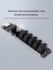 Type C To 5-Port SATA 3.0 Adapter Card 6Gbps JM575+JMS580 Chip USB C To SATA 3.0 Expansion Card Plug and Play Type C To 5-Ch SAT