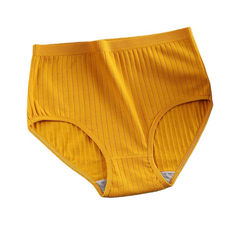 

Women s High-Waisted Cotton Underwear - Breathable, Tummy Control, Large Size, European & American Style Small