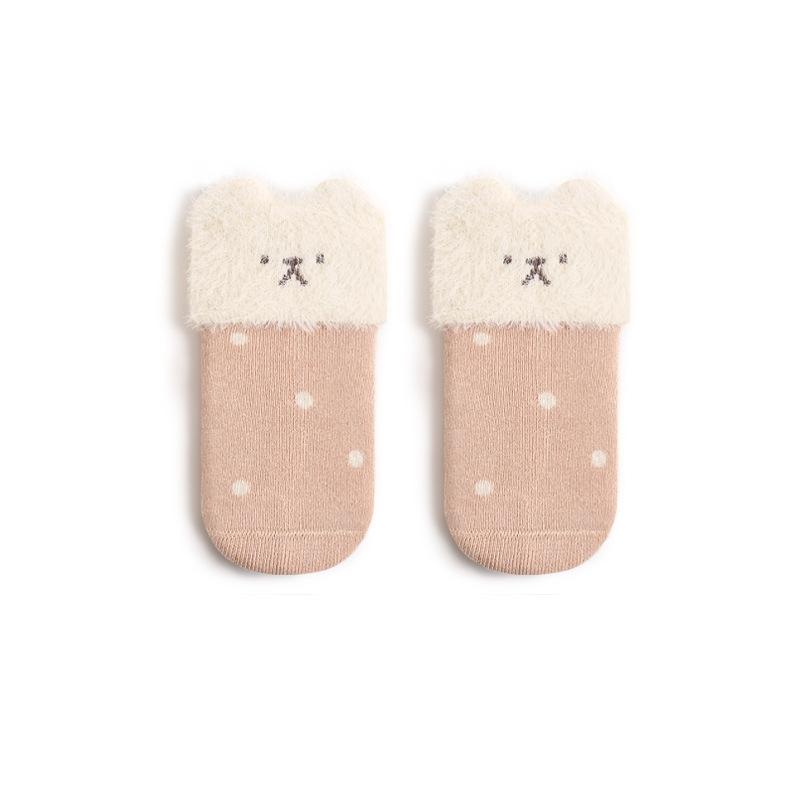 Winter Warm Baby Socks Thick Cartoon Newborn Mid Tube Socks Soft Kids Socks For Boys And Girls