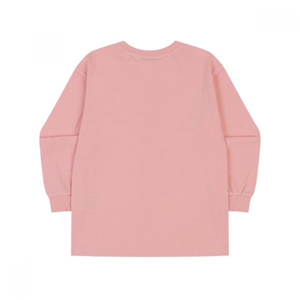Kangol Long Sleeve Tee Pink Rc 0005