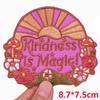 Embroidery Patch Diy Cartoon Patch Iron On Patches For Clothing Letter Embroidered Patches For Jackets Ironing /Sew Applique 