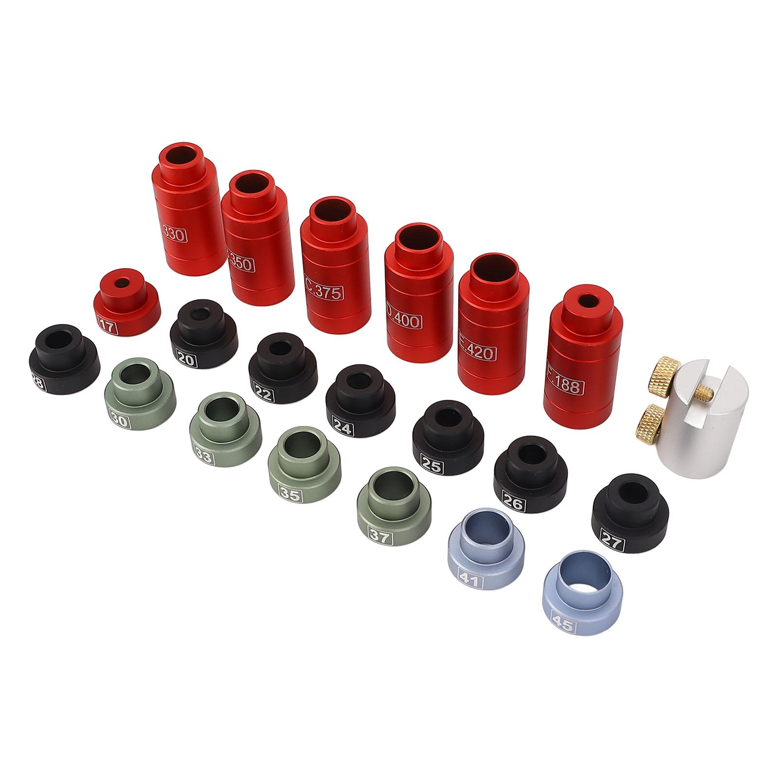 

Набор компаратора для калибра Точное измерение Компаратор из алюминиевого сплава Набор тела калибра для хэдспейса Набор для релоадинга с ящиком для хранения