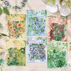 20Pcs/Pack Vintage Plant Flowers PET Waterproof Sticker for DIY Scrapbooking Journal Photo Album Decoration Materials Stickers