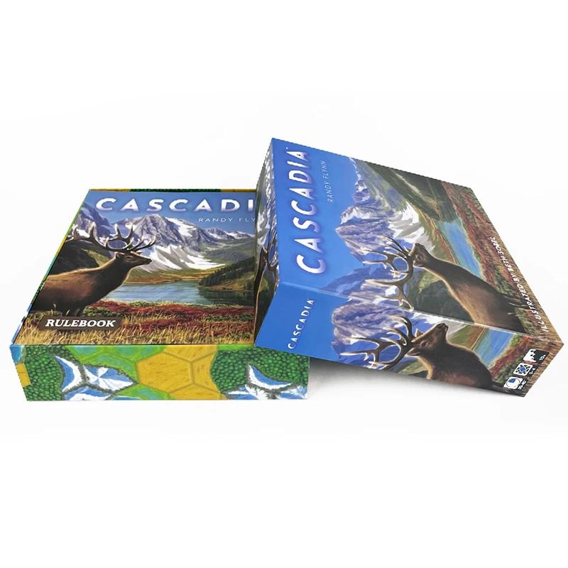 Cascadia Board Game Set English Chess Version Easy Rules Fast Play Educational Fun for Kids Adults and Family Gatherings