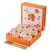 ZISIZ Blue and White Porcelain Year of the Horse 4-Bowl Chopstick Gift Set