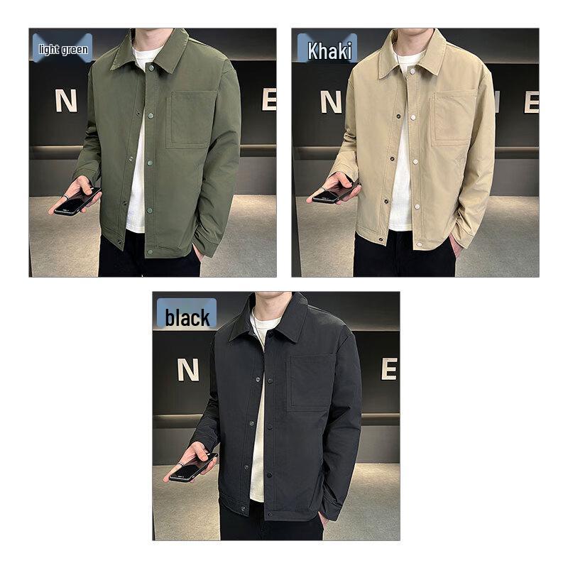 JEANSWEST Men's Autumn Casual Lapel Jacket