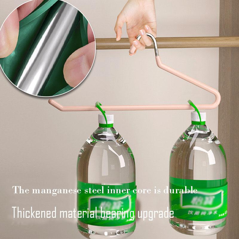 10PCS Goose Type Pants Rack Household Hanger Special Traceless Non-slip Goose Shaped Z Word Short Wardrobe Storage Artifact