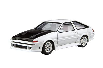 Aoshima Bunka Kyozaisha The Tuned Car Series Toyota Car Boutique Club AE86 Trueno 1985 Plastic Model 1/24 No.45