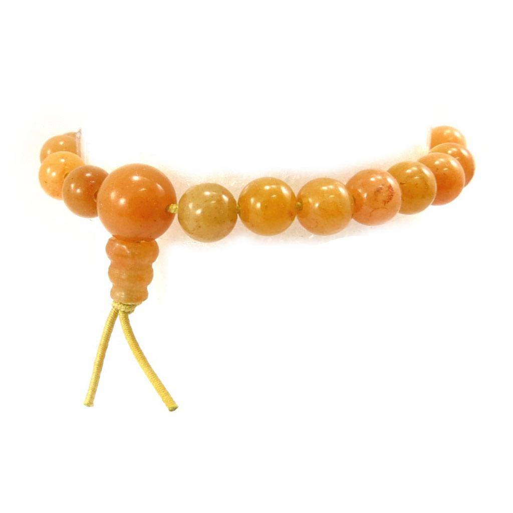 Les Trésors De Lily [K3062] - Orange 'Minéralia' Designer Bracelet