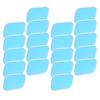 20pcs/10 Packs ABS Trainer Stimulator Replacement Gel Sheets Trainer Accessories