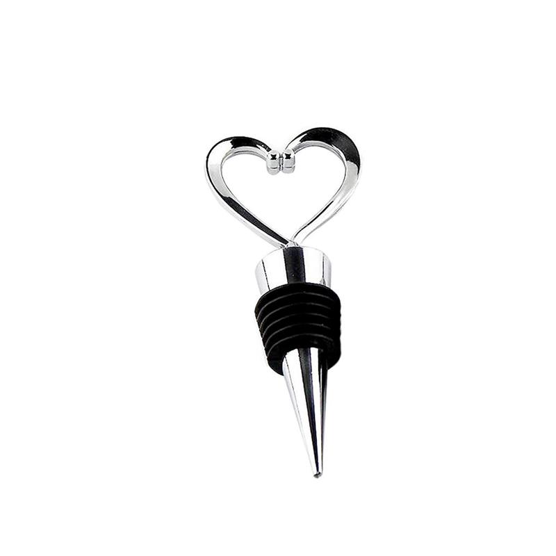 4/1PCS Wine Stopper Reusable Wine Stoppers Heart Shape Wine Beverage Bottle Wine Outlet Cap for Wine Champagne Beer Collection
