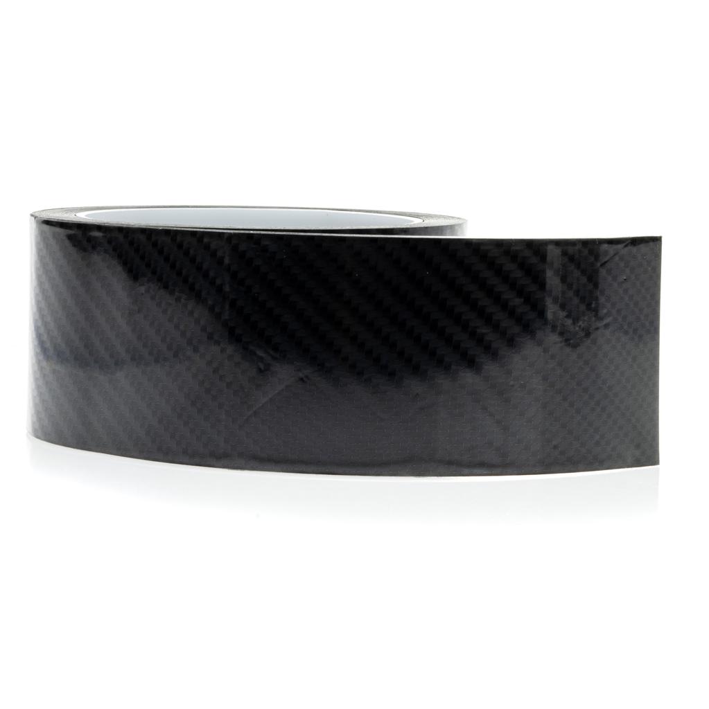 Taśma Ochronna Czarna - Carbon 5Cm X 10M - Trwała Ochrona Samochodu Przed Zarysowaniami