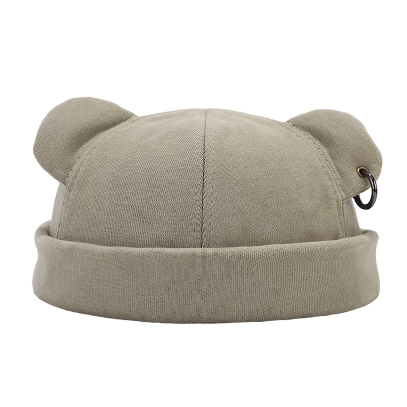 

Lovely Bear Ear Winter Hat for All Age Sun Protective Hat Casual Wear Skull Hat Thickened Hiphop Hat for Street Dancing светло-зеленый