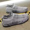 New men's casual shoes summer fashion one-pedal fly-woven breathable soft-soled wear-resistant socks shoes