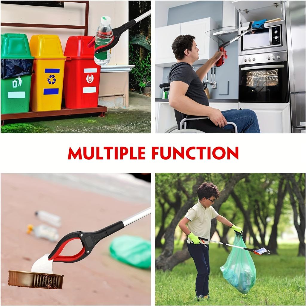 32 Inch Heavy Duty Aluminum Grabber Tool - Commercial Cleaning