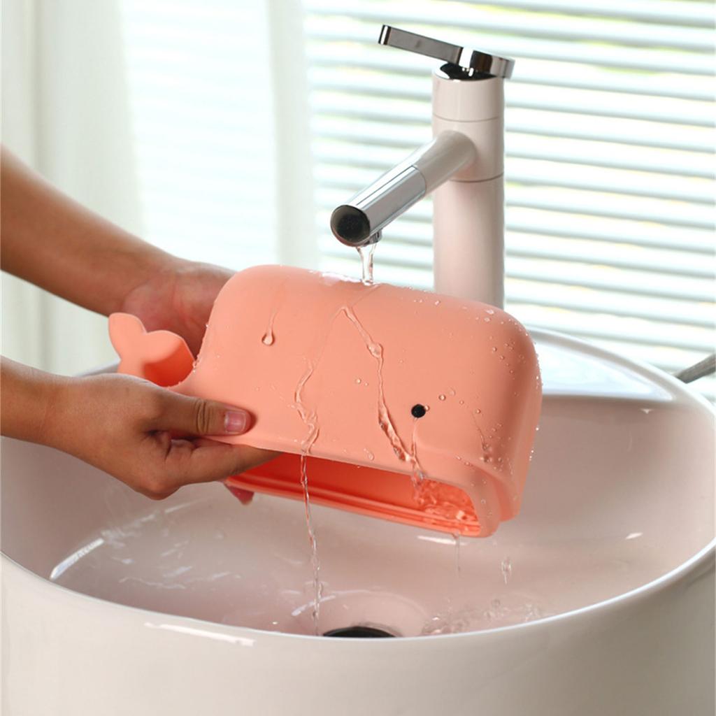 Large Capacity Whale Tissue Box Cover Silicone Flexible Napkin Holder Paper Towel Container for Home Office and Bedroom